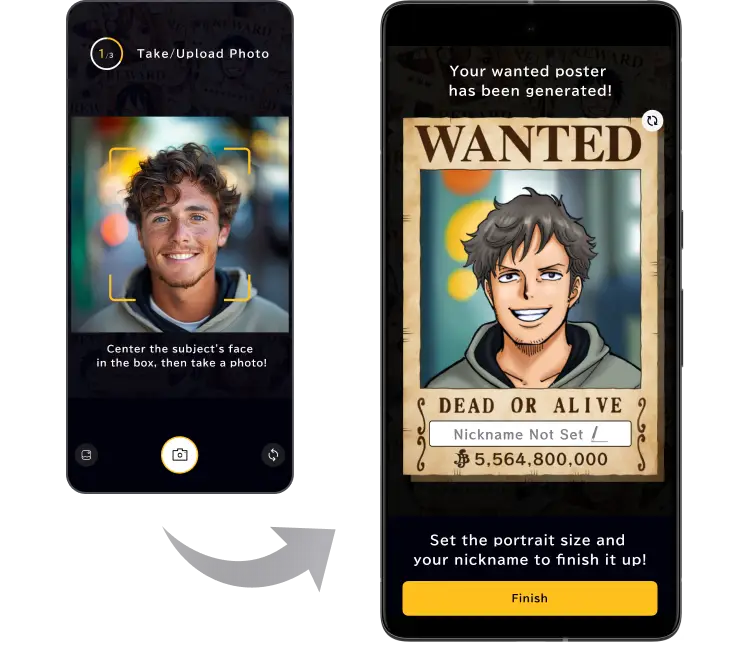 ONE PIECE PORTRAIT GENERATOR SAMPLE