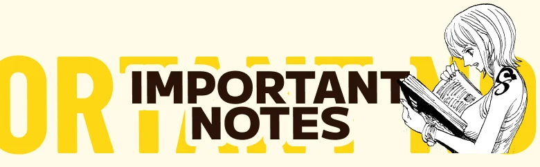 Important Notes